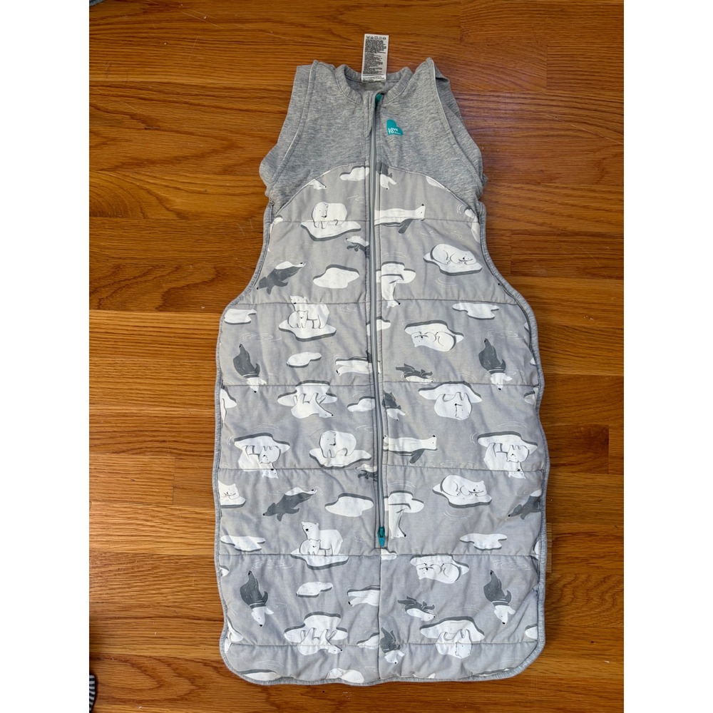 Love To Dream Swaddle UP Transition Bag Extra Warm 3.5 TOG Large Polar Bear Grey